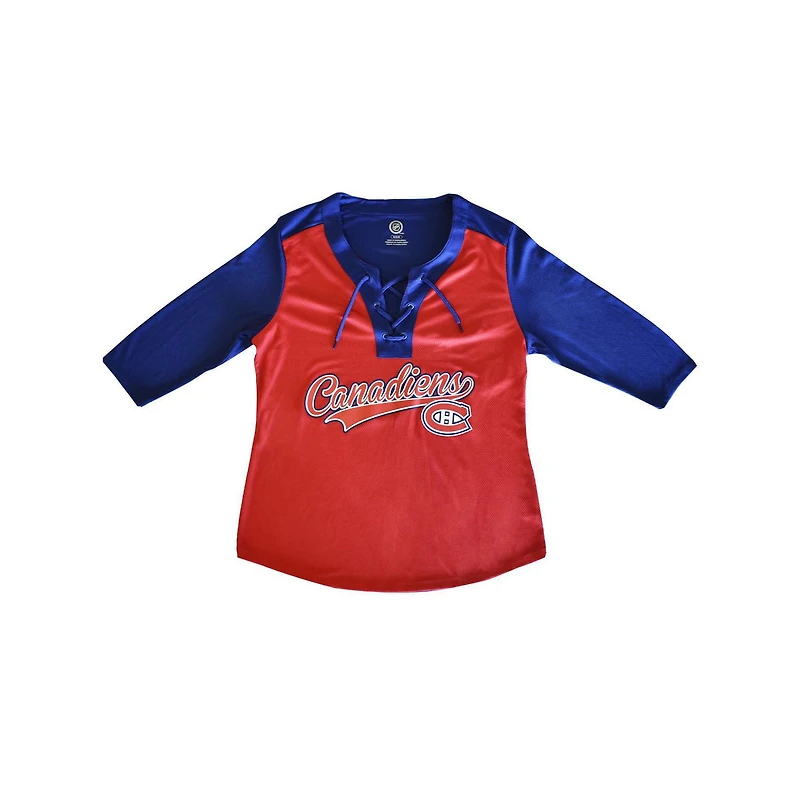 Ladies NHL Canadiens Arena Honeycomb Mesh Sports Top