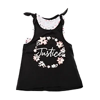 Girls Justice Ensemble de 2 débardeurs Flower Circle pour filles