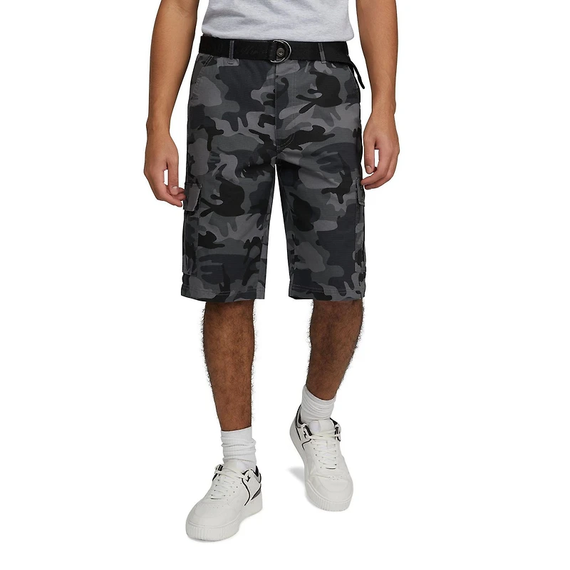 Short cargo ceinturé Marc Ecko pour homme
