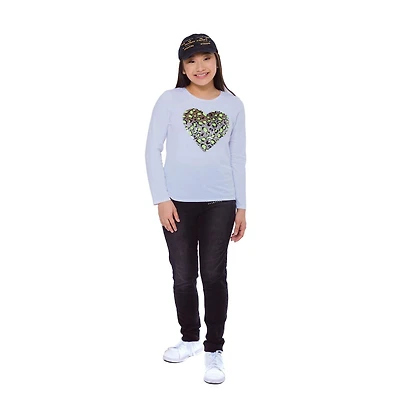 T-shirt Girls Mini Pop Kids Animal Lover À manches longues