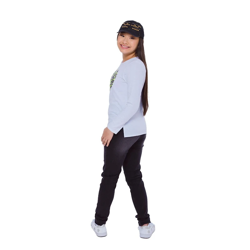 T-shirt Girls Mini Pop Kids Animal Lover À manches longues