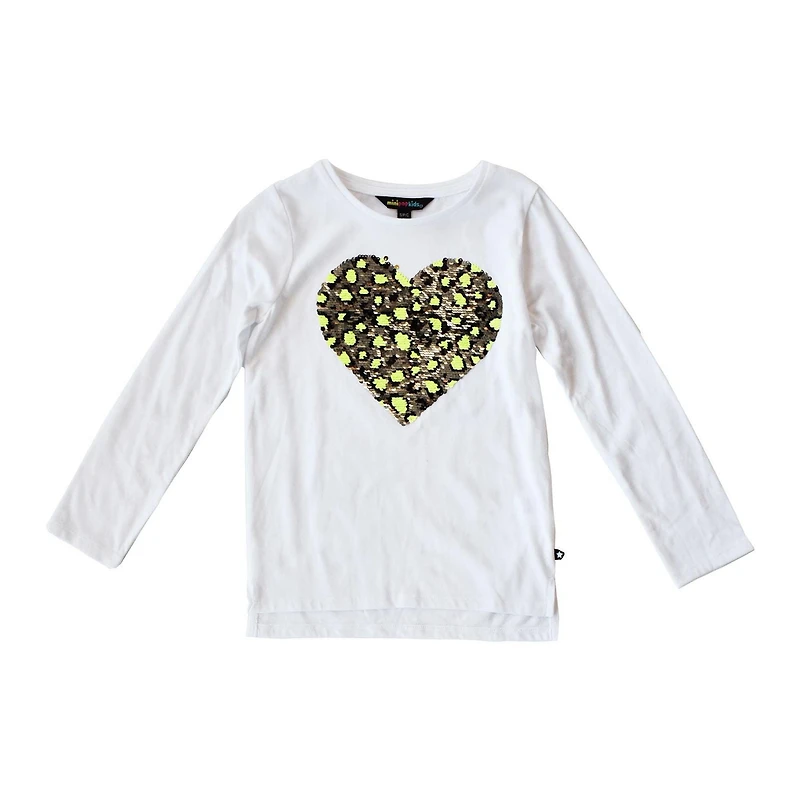 T-shirt Girls Mini Pop Kids Animal Lover À manches longues