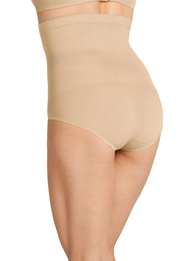 Jockey Essentials Women's Hi-Waist Slimming Brief, Brief