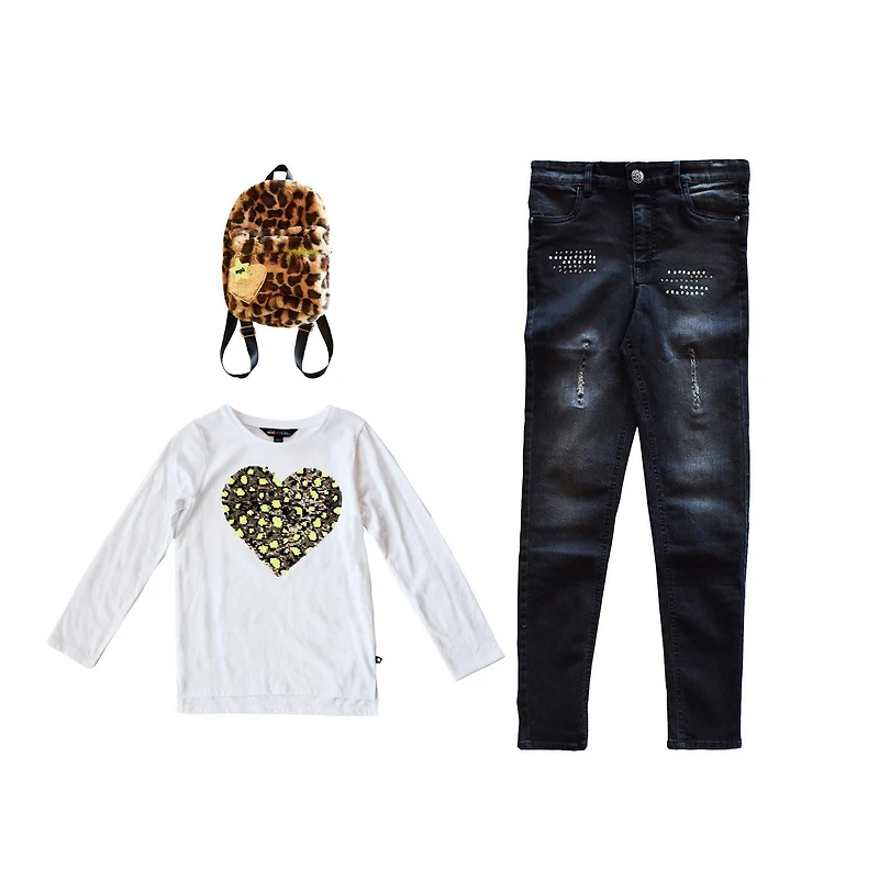 Jean Street Studs Mini Pop pour fille