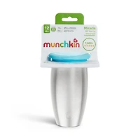 ​​Tasse à bec en acier inoxydable Miracle® 360°de Munchkin, 10oz