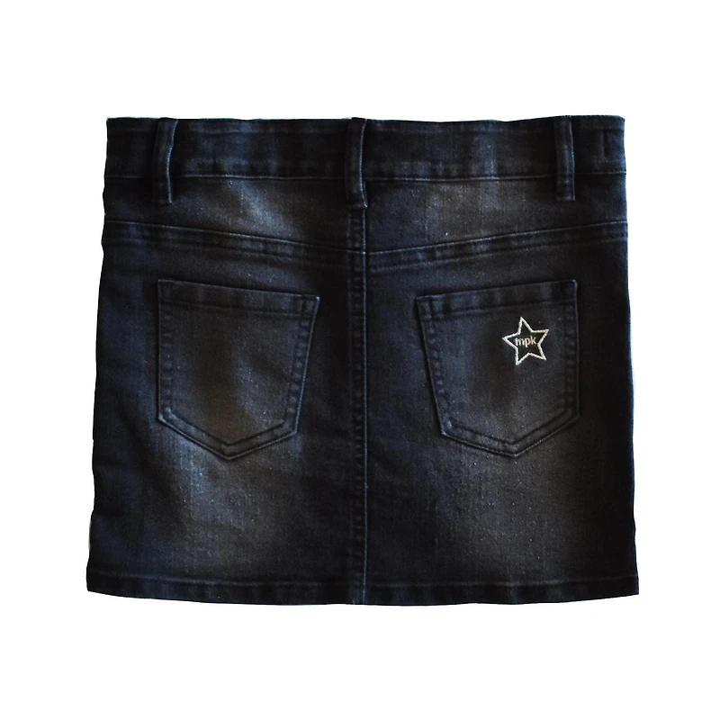 Girls Mini Pop Kids Street Shine Denim Skirt