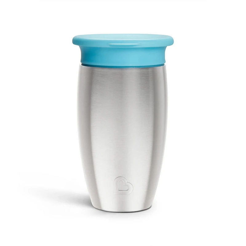 ​​Tasse à bec en acier inoxydable Miracle® 360°de Munchkin, 10oz