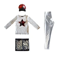 Girls Mini Pop Kids Street Shine Denim Skirt