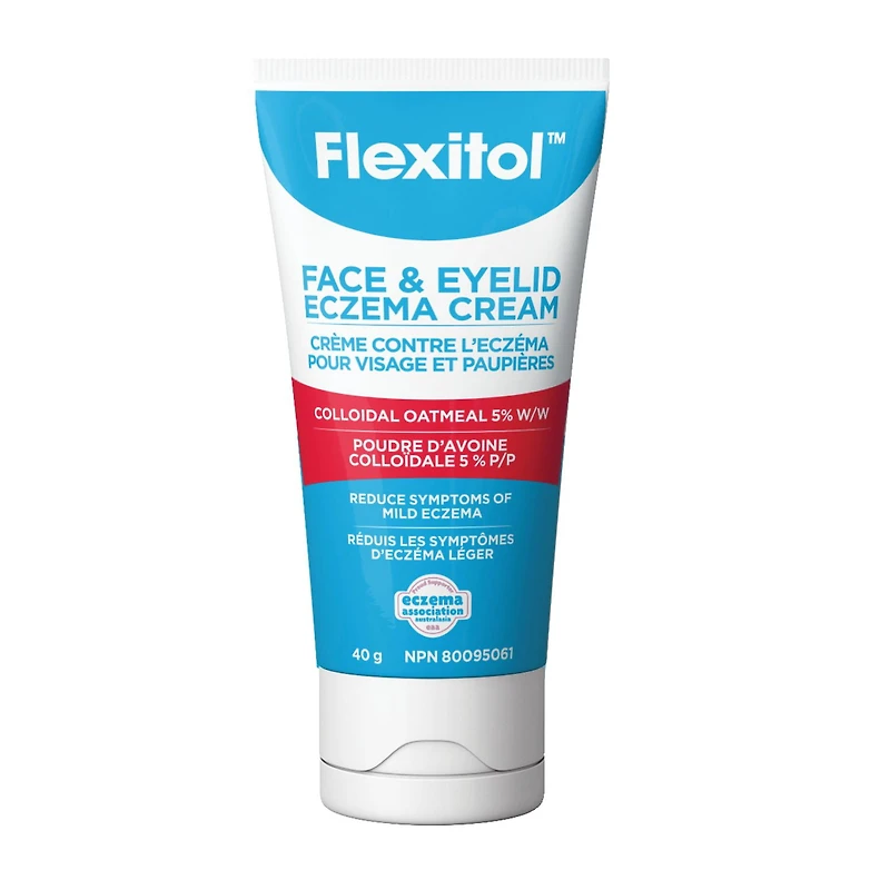 Flexitol Face & Eyelid Eczema Cream, Eczema Relief for Dry, Irritated, and Itchy Skin, 40 g