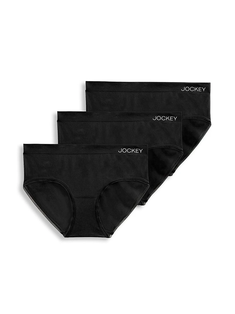 Jockey® Essentials Women's Seamfree® Eco Hipster - 3 Pack