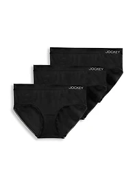 Jockey® Essentials Women's Seamfree® Eco Hipster - 3 Pack