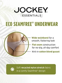 Jockey® Essentials Women's Seamfree® Eco Hipster - 3 Pack