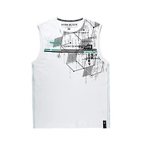 Dark Black Debardeur pour hommes