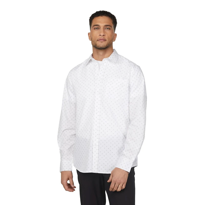Chandail tissé à manches longues avec imprimé XX pour hommes Mexx