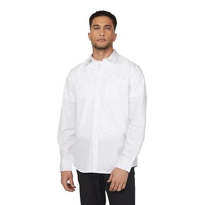 Chandail tissé à manches longues avec imprimé XX pour hommes Mexx