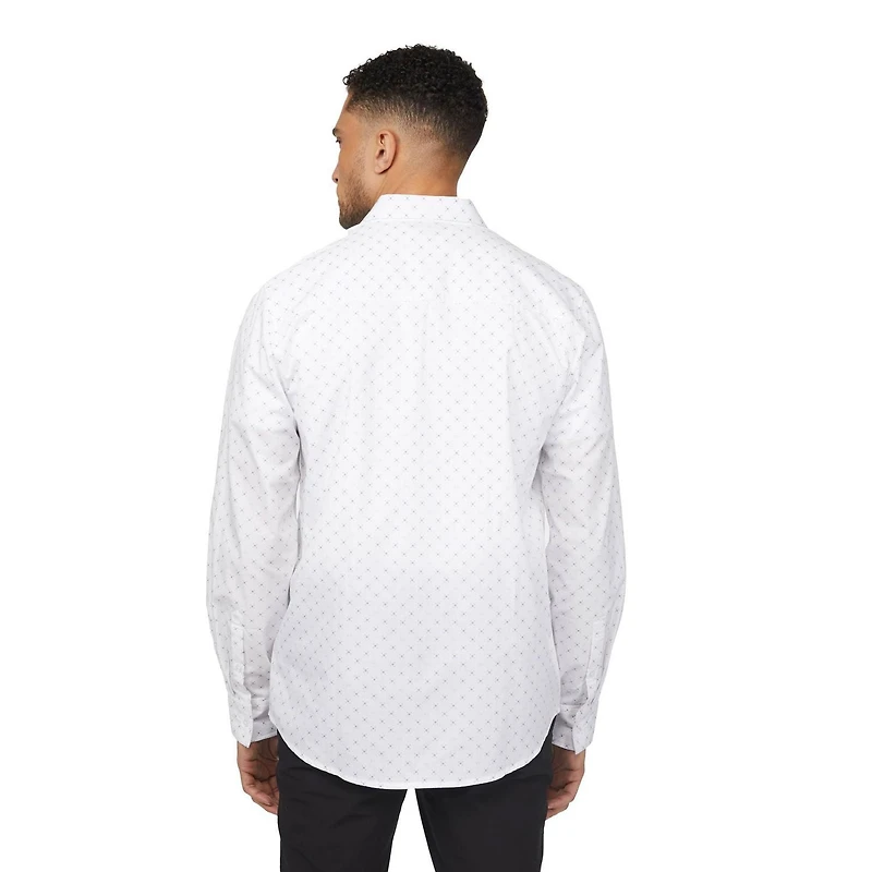 Chandail tissé à manches longues avec imprimé XX pour hommes Mexx