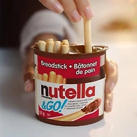 NUTELLA & GO! Hazelnut And Cocoa Spread with Breadsticks, Snack Packs, Perfect Snacks for Kids, 52g