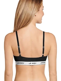 Bralette triangle en coton extensible de Jockey Bralette triangle en coton extensible