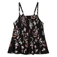 Harper + Zoe Plus Women's Tiered Smocked Cami