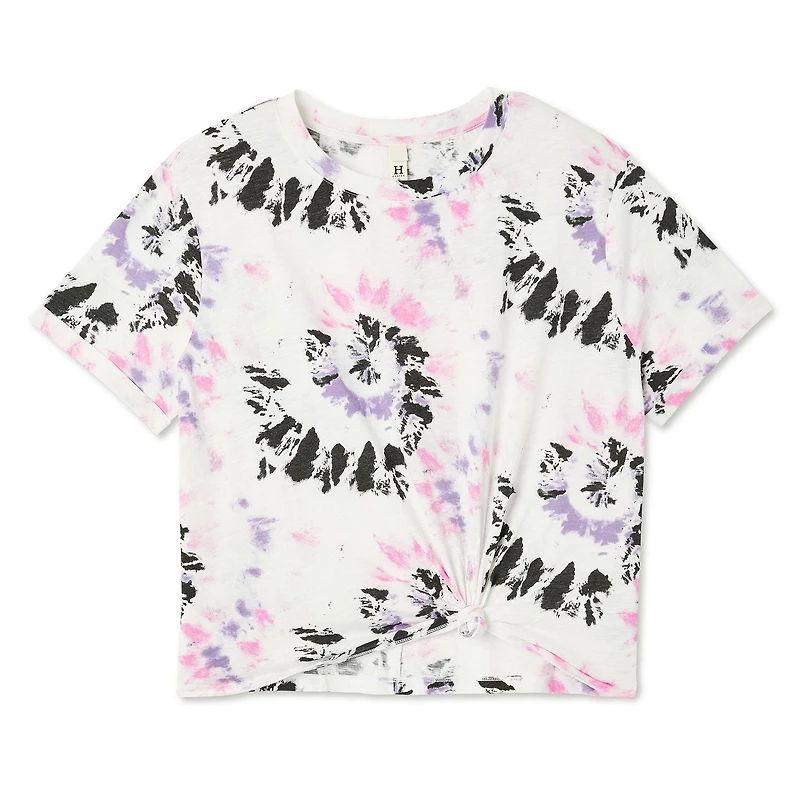 Harper + Zoe Plus Women's Knot-Front Tee
