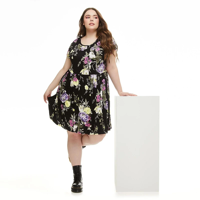Harper + Zoe Plus Women's Babydoll Dress