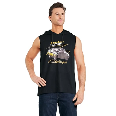 Débardeur de musculation à capuchon Dodge pour hommes