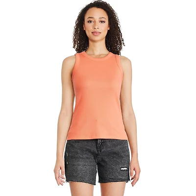 George Women's High Neckline Rib Tank