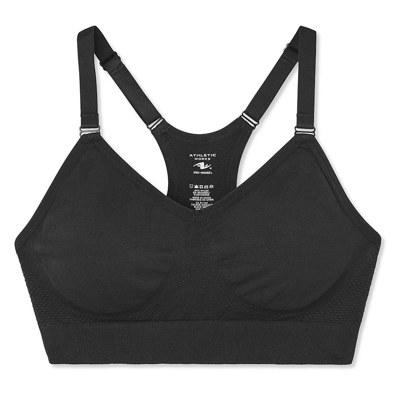 Soutien-gorge style camisole sans coutures avec ouverture en goutte au dos Athletic Works pour femmes