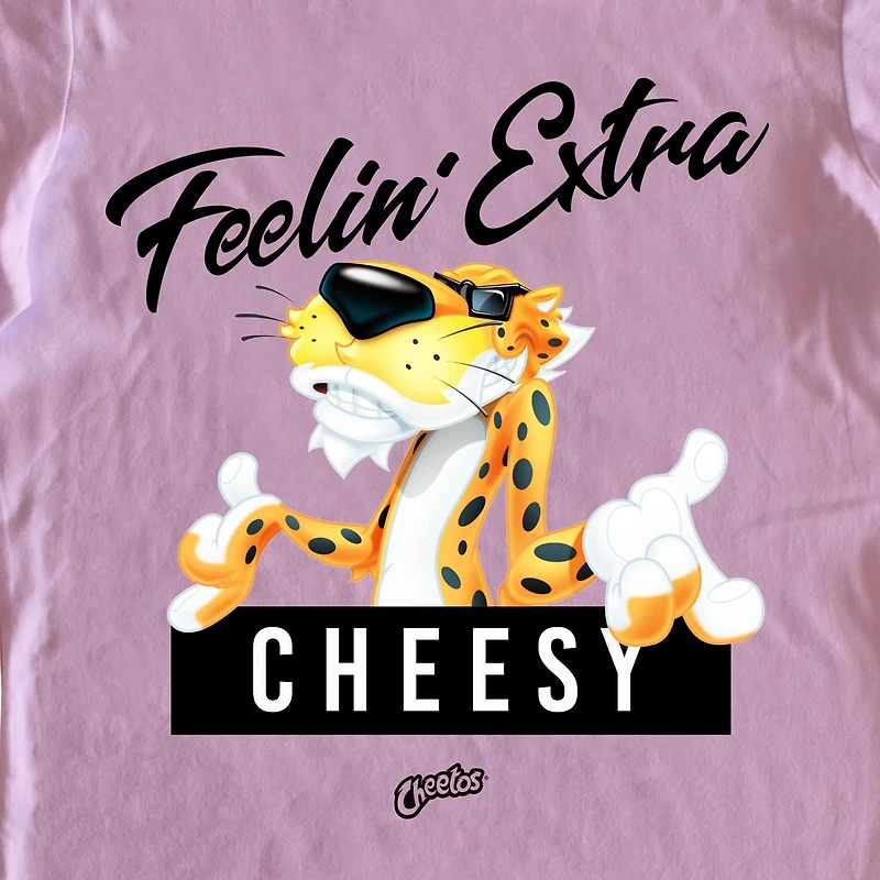 Ladies Cheetos Feelin Extra Cheesy Short Sleeve T-Shirt, Sizes: XS-XL