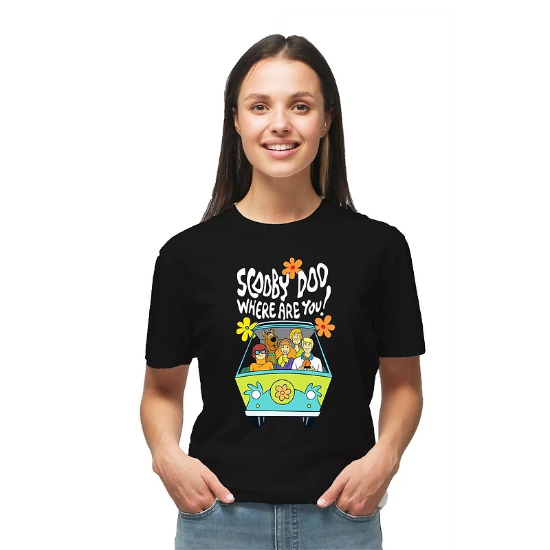 Ladies Scooby Doo Scooby Where Are You Short Sleeve T-Shirt