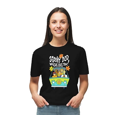 Ladies Scooby Doo Scooby Where Are You Short Sleeve T-Shirt