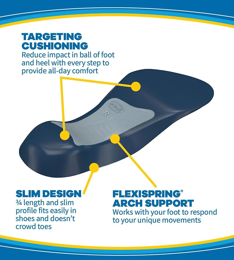 Dr.Scholl's® Tri-Comfort Insoles - Men