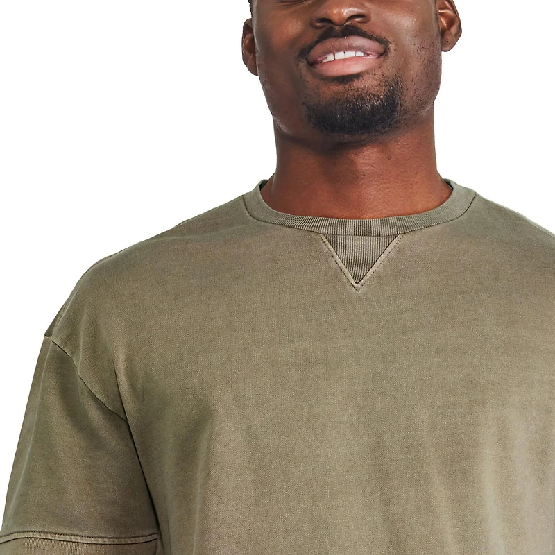 T-shirt en tissu éponge bouclé George pour hommes