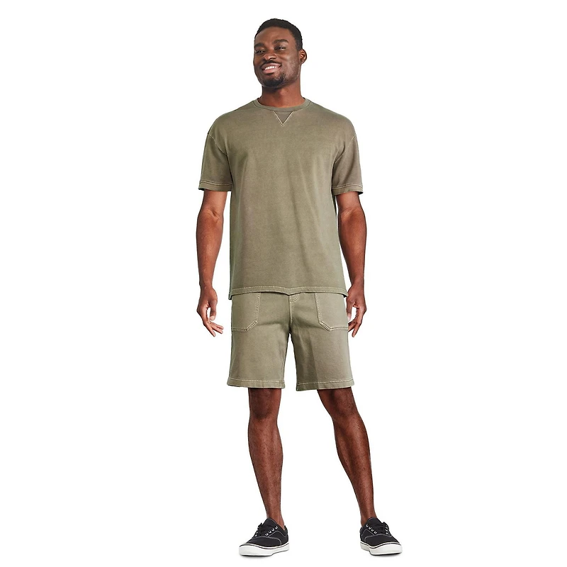 T-shirt en tissu éponge bouclé George pour hommes