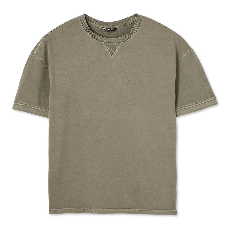 T-shirt en tissu éponge bouclé George pour hommes