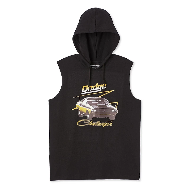 Dodge Men's Hooded Muscle Tank