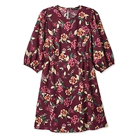 Lane Bryant Women's Plus Long-Sleeve Fit & Flare Dress