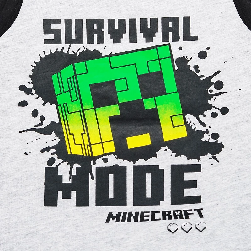 Débardeur sans manches Minecraft Big Game Over pour garçon