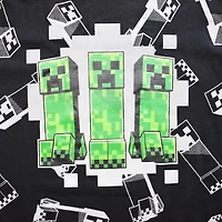 Boys Minecraft Creeper Trio Short Sleeve T-Shirt