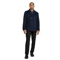 Veste caban Melton à double boutonnage pour hommes Mexx