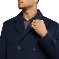 Veste caban Melton à double boutonnage pour hommes Mexx
