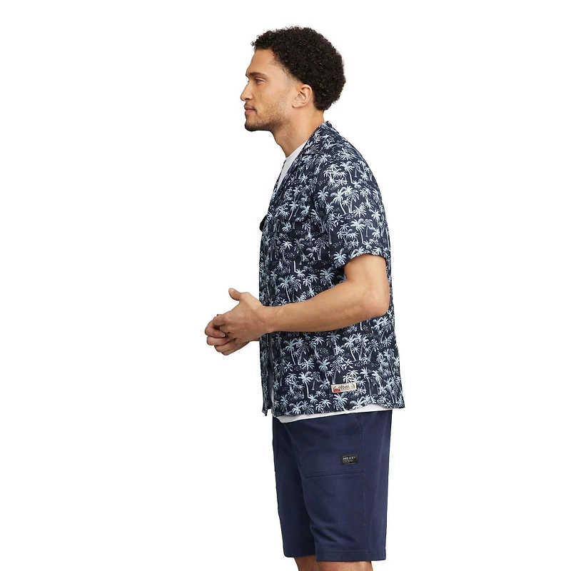 Chemise MEXX avec col et boutons imprimé palmier pour hommes