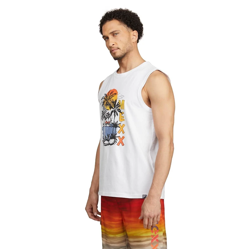 MEXX Men’s Palm Tree Stretch Muscle Tank