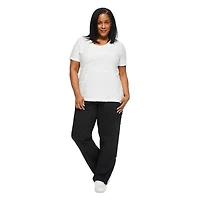 T-shirt à motif ondulé Iyla Plus pour femmes Tailles 1X-4X