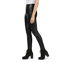 Mexx Women’s Vegan Leather Leggings, XS-XL
