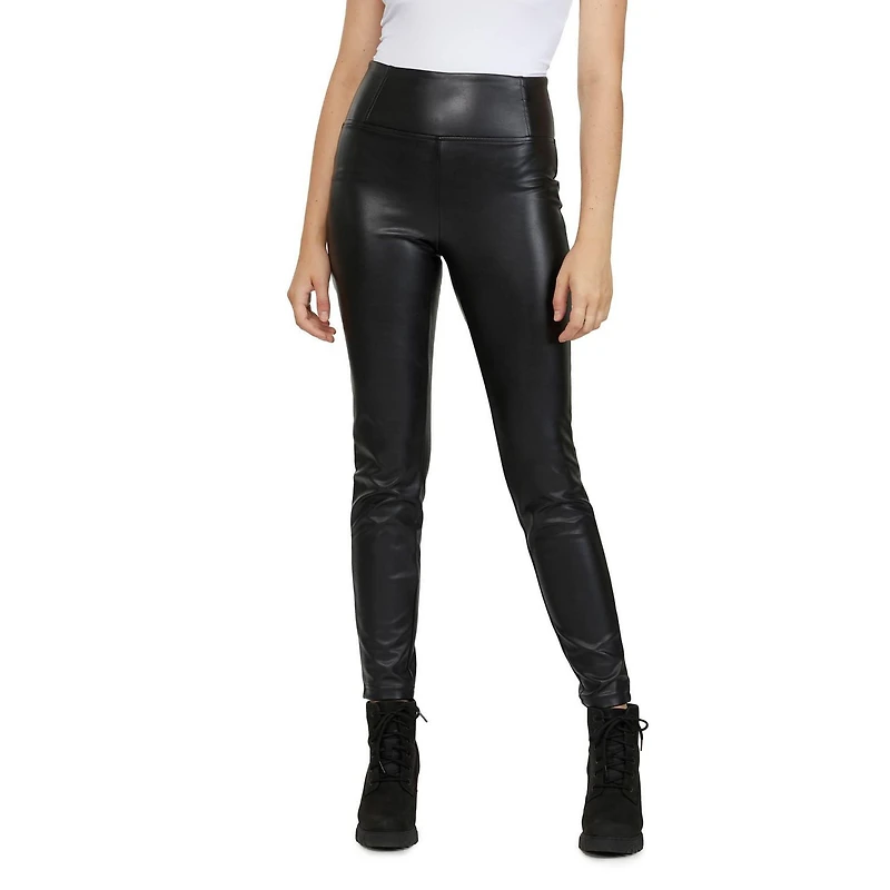 Mexx Women’s Vegan Leather Leggings, XS-XL