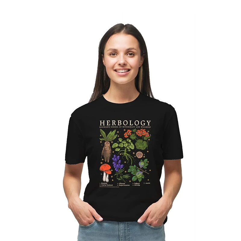 T-shirt à manches courtes Harry Potter Herbology pour femme