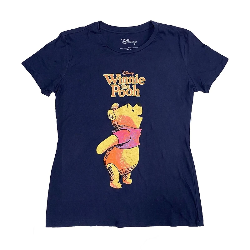 Ladies Disney Winnie the Pooh Look Up Relaxed Short Sleeve T-Shirt