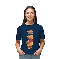 Ladies Disney Winnie the Pooh Look Up Relaxed Short Sleeve T-Shirt