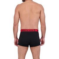 Reebok Men's Underwear 3 Pack Performance Short Length Boxer Briefs, Size S-XXL
